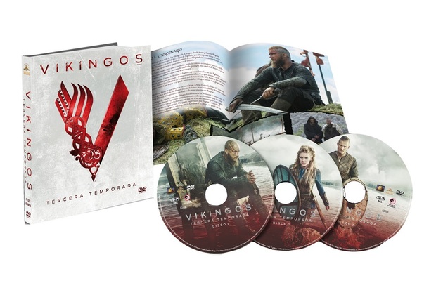 Digibook exclusivo para la 3ª temporada de "Vikingos" en DVD.