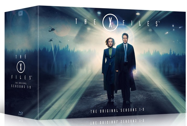 Imagen de la serie completa en Blu-Ray "The X-Files" anunciada en USA para diciembre.
