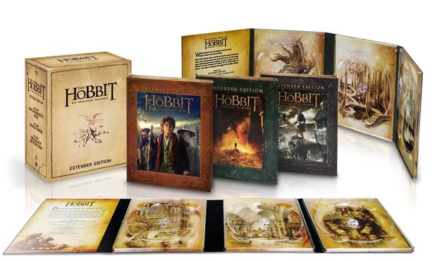 Se reedita las extendidas de El Hobbit en ediciones digipaks en Blu-ray en Alemania.