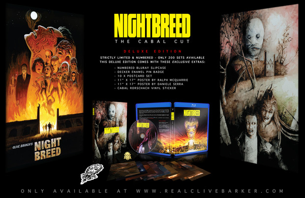 Edición Deluxe de Nightbreed The Cabal Cut en exclusiva de la tienda oficial de Clive Barker.