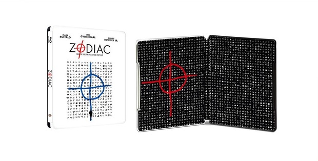 Nuevo steelbook de Zodiac con el montaje del director anunciado en exclusiva en Alemania.