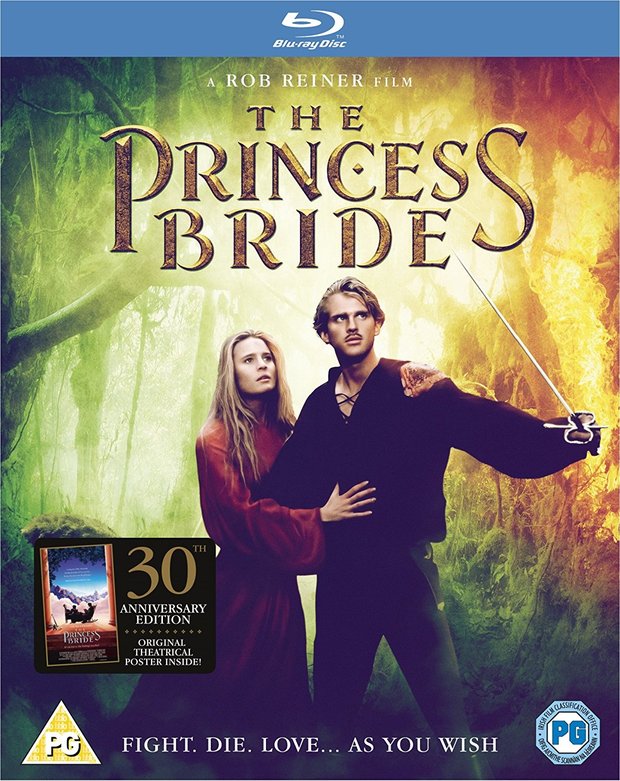 La edición conmemorativa inglesa de The Princess Bride incluirá un póster del film