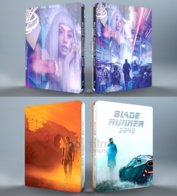 Comparativa de diseños Blade Runner 2049 (steelbooks)