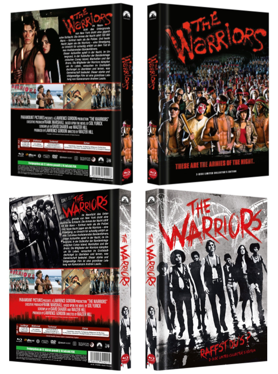 Mediabooks de The Warriors.