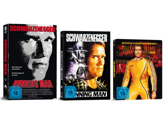 Edición Retro VHS, mediabook & steelbook para Running Man.