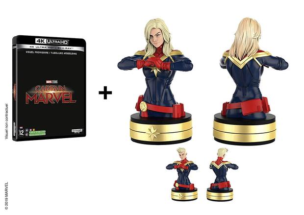 Captain Marvel en UHD 4K + Busto