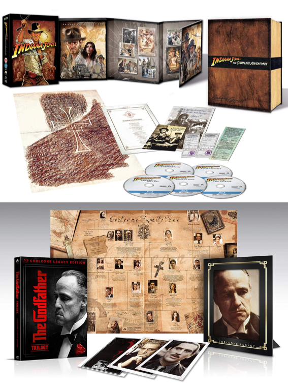 Reedición Indiana Jones y nueva colección The Godfather