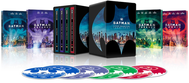 La quadrilogía Batman en steelbook UHD 4K también en Europa.
