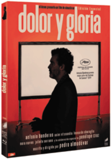 Edición especial de Dolor y Gloria en España.