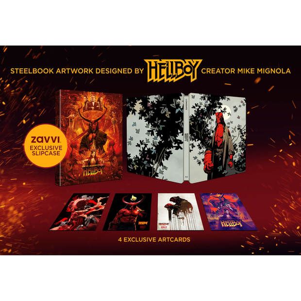 Steelbook exclusivo Hellboy con postales y slipcase