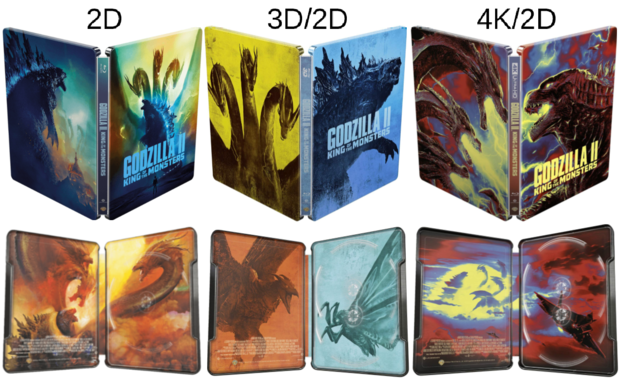 Steelbooks oficiales Godzilla King Of the Monsters