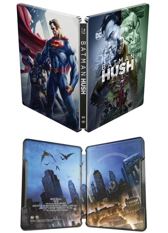 Diseño completo steelbook Batman Hush