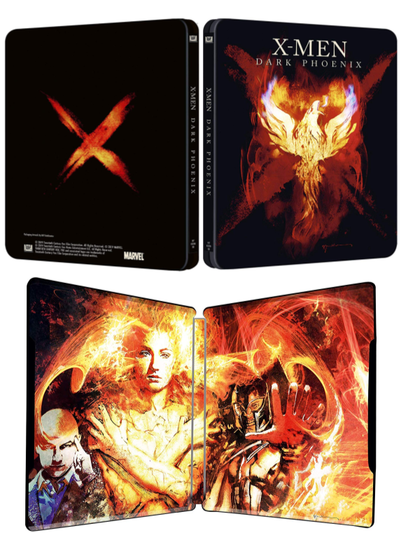 Diseño final steelbook UHD 4K X-Men Dark Phoenix