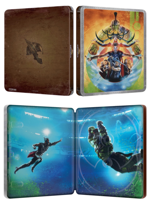Nuevo steelbook de Thor Ragnarok en UHD 4K
