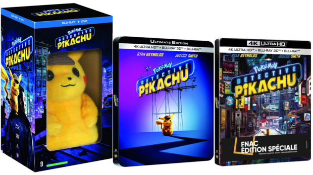 Ediciones limitadas Detective Pikachu en Francia