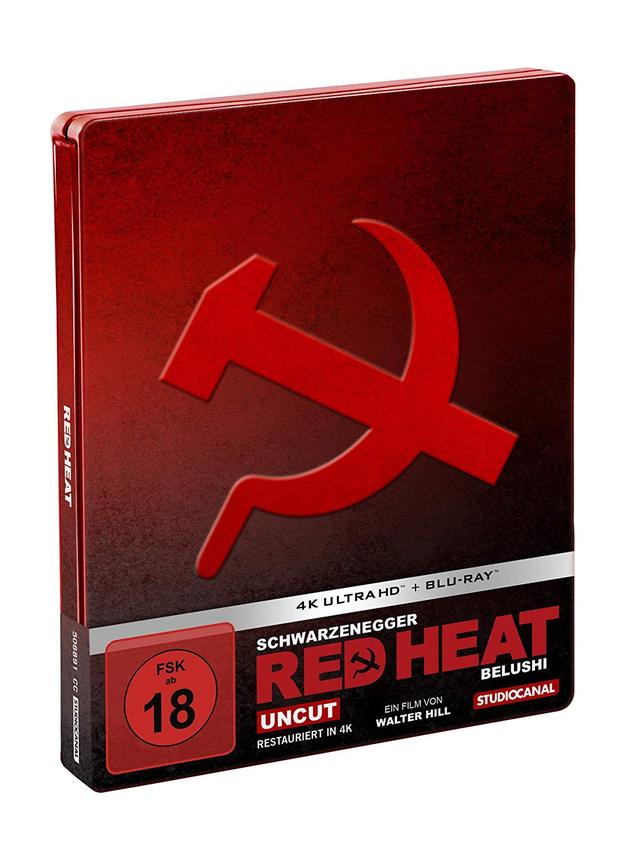 Nuevo steelbook de Red Heat en UHD 4K