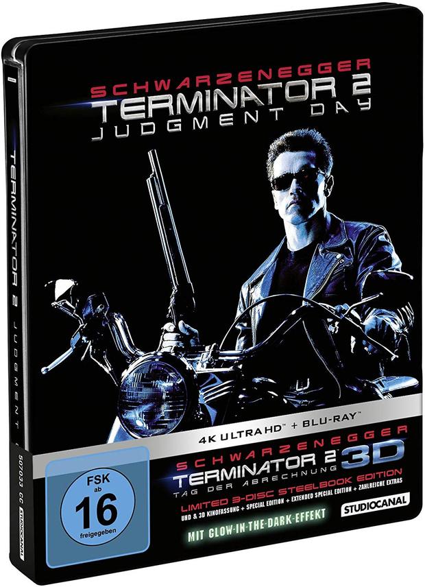 El steelbook germano de Terminator 2 incluirá los 3 formatos de la película 