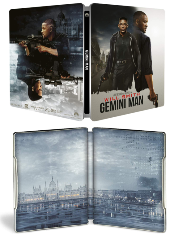 Diseño steelbook Gemini Man de Ang Lee