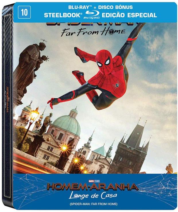 Steelbook carioca de Spider-Man sobre el Puente Carlos