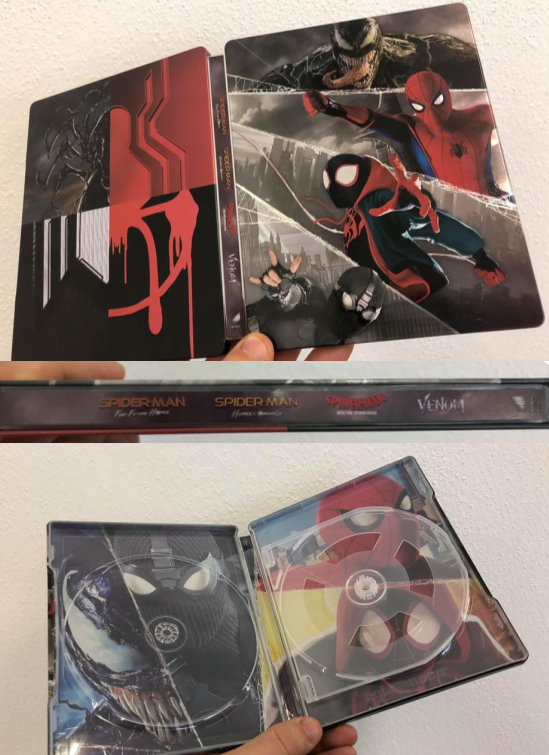 Así es el nuevo steelbook de Spider-Man con 4 películas