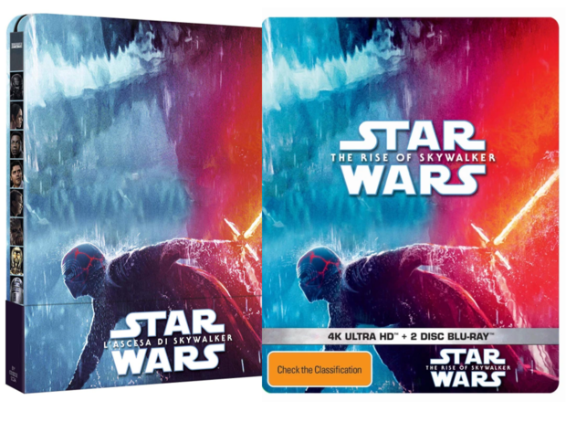 Dos steelbook Star Wars The Rise Of Skywalker en UHD 4K y 3D