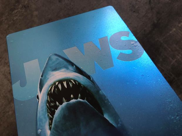 Sin relieves y mate el nuevo steelbook de Jaws