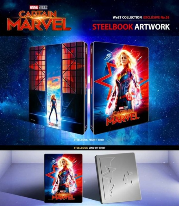 Nuevo steelbook de Captain Marvel