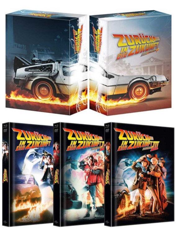 Edición exclusiva Back to the Future Trilogy en Mediabook BD/DVD