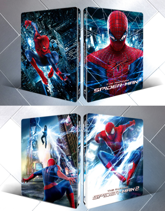Nuevos steelbook Th Amazing Spider-Man 1 & 2 en 4K/3D/2D