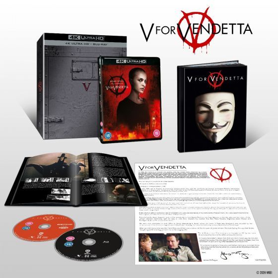 Edición coleccionista 4K V for Vendetta exclusiva en UK