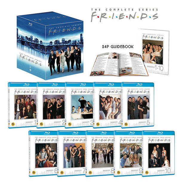 Edición coreana de Friends con estuches individuales por temporada