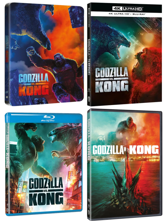 Carátulas italianas de Godzilla Vs Kong