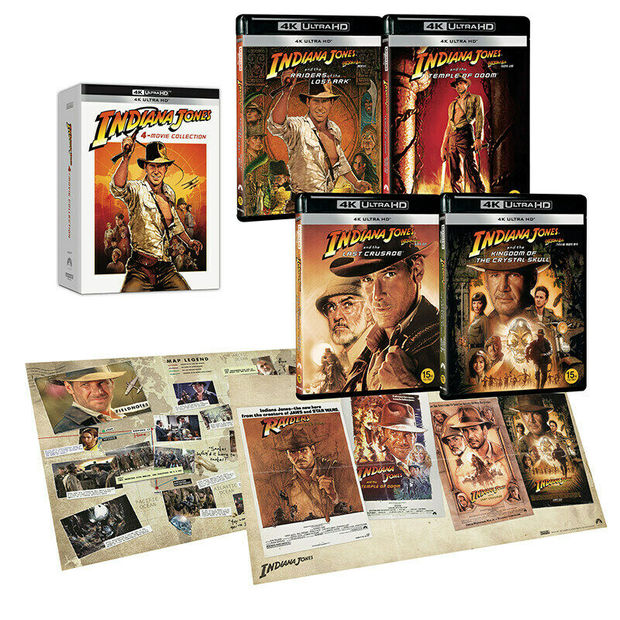 Edición coreana de La colección Indiana Jones en UHD 4K