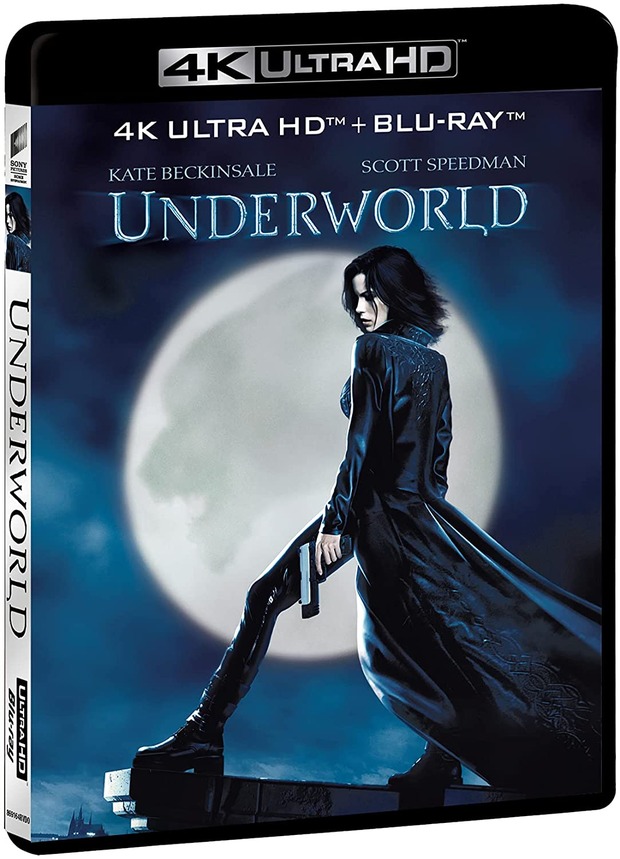 Carátula edición individual 4K Underworld