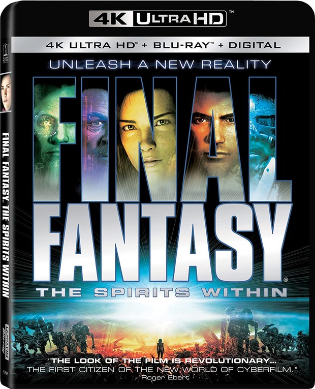 Final Fantasy: The Spirits Within anunciada en 4K con castellano 