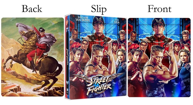 Diseño steelbook Street Fighter en USA