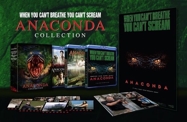 Colección Ananconda con las 4 películas