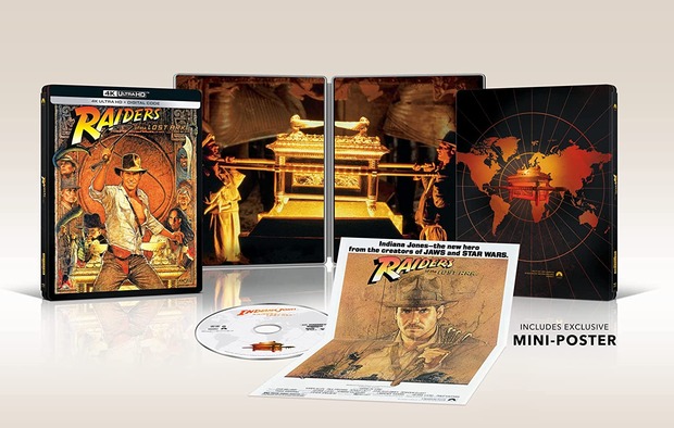 Steelbook 4K Indiana Jones and the Raiders of the Lost Ark