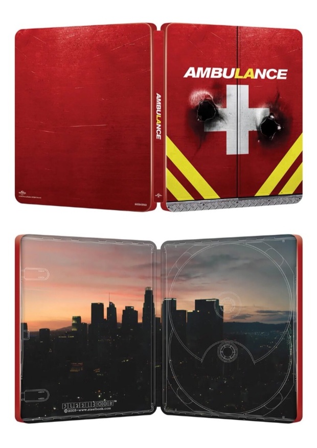 Diseño steelbook Ambulance de Michael Bay