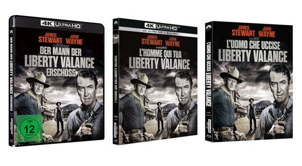 Ediciones 4K europeas El hombre que mató a Liberty Valance