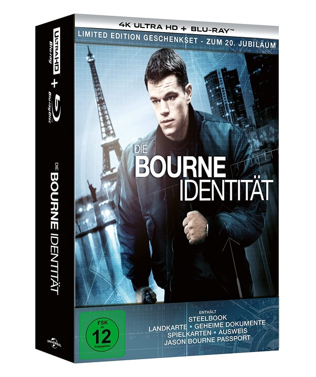 Nuevo steelbook 4K The Bourne Identity por su 20º aniversario