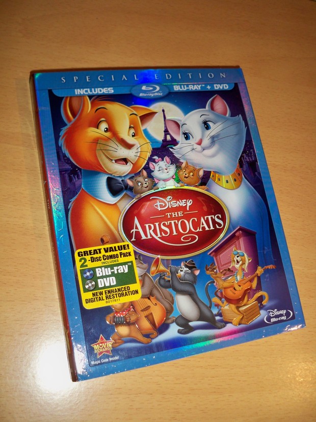 "The Aristocats" (Blu-ray+dvd) [USA]