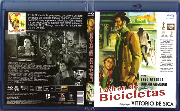 "Ladrón de bicicletas" (Blu-ray) [Resen]