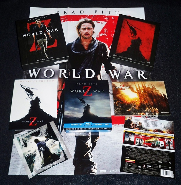 Contenido: "World War Z" - Édition limitée et numérotée (Blu-ray Francia)