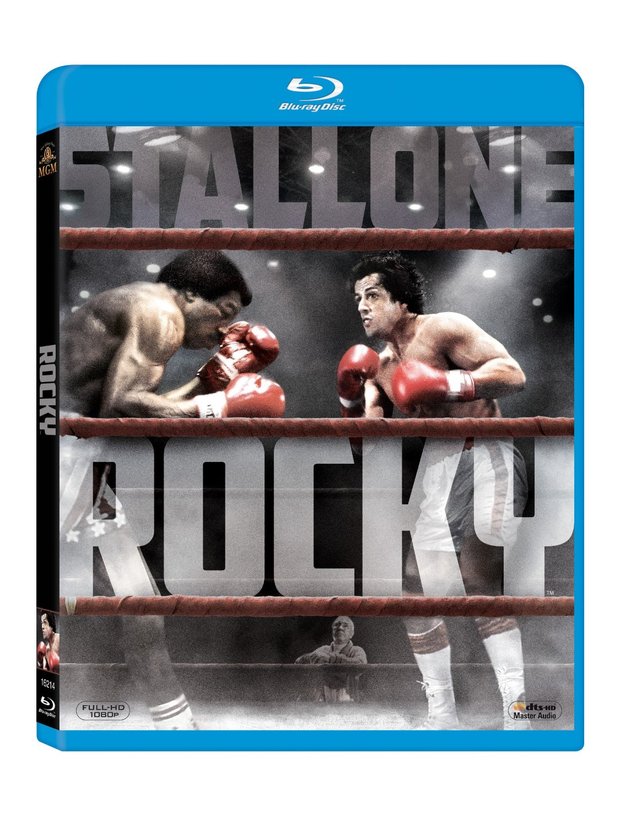 Carátula italiana/alemana de la edición remasterizada de "Rocky".