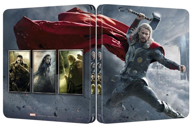 Diseño del steelbook exclusivo de zavvi: "Thor: The Dark World" (3D+2D)