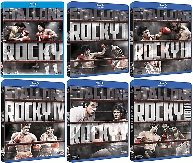 Nuevas carátulas para las ediciones individuales de "Rocky".