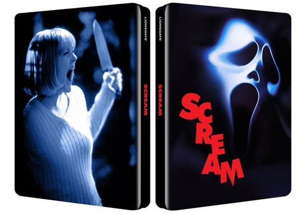 Diseño del steelbook exclusivo de zavvi "Scream"