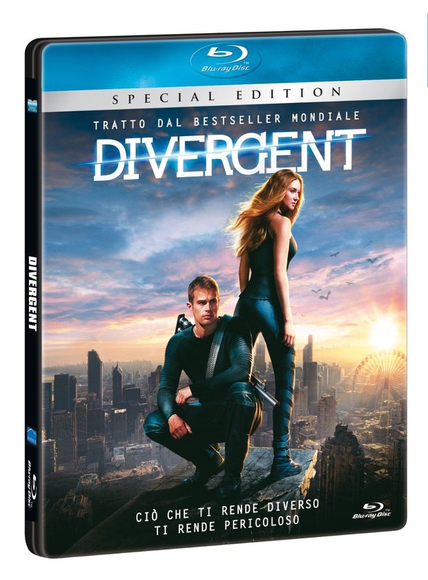 "Divergent" - Steelbook anunciado en Italia para agosto.