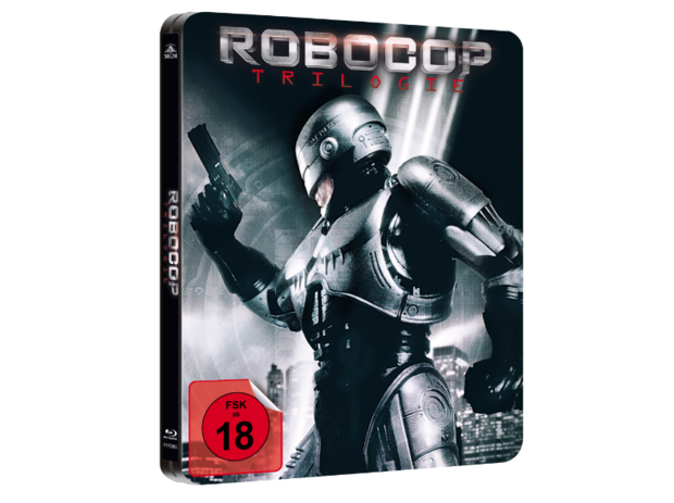 Steelbook "Robocop Trilogy" anunciado en Alemania para octubre.